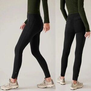 Athleta Black Sculptek Delancey Skyline Tight Leggings Size Medium 36137